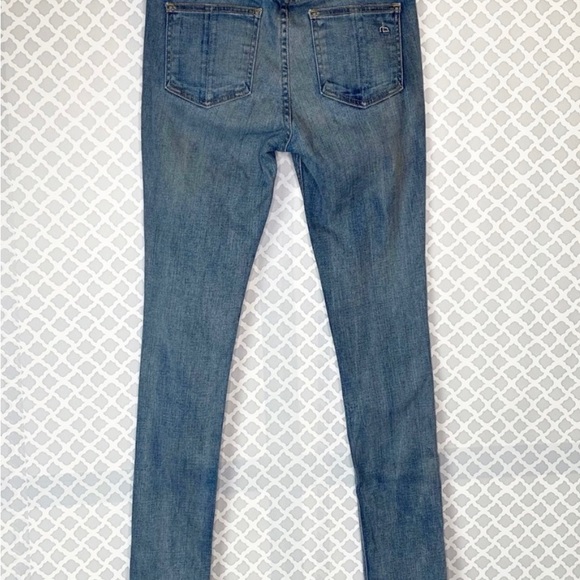EUC Rag & Bone Mid Wash Skinny Jeans in Monument - Picture 9 of 14